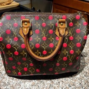 Louis Vuitton cherry speedy bag